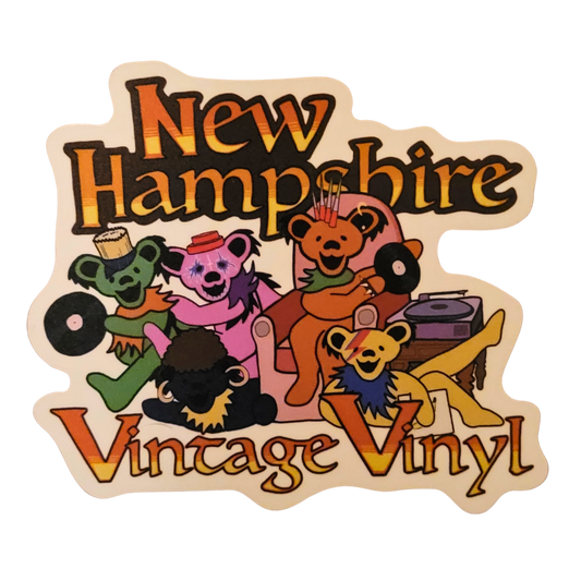 NHVV Dancing Bear Vinyl Sticker