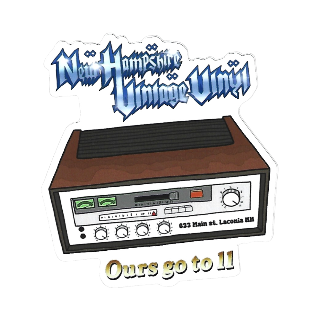 NHVV Up to 11 Vinyl Sticker