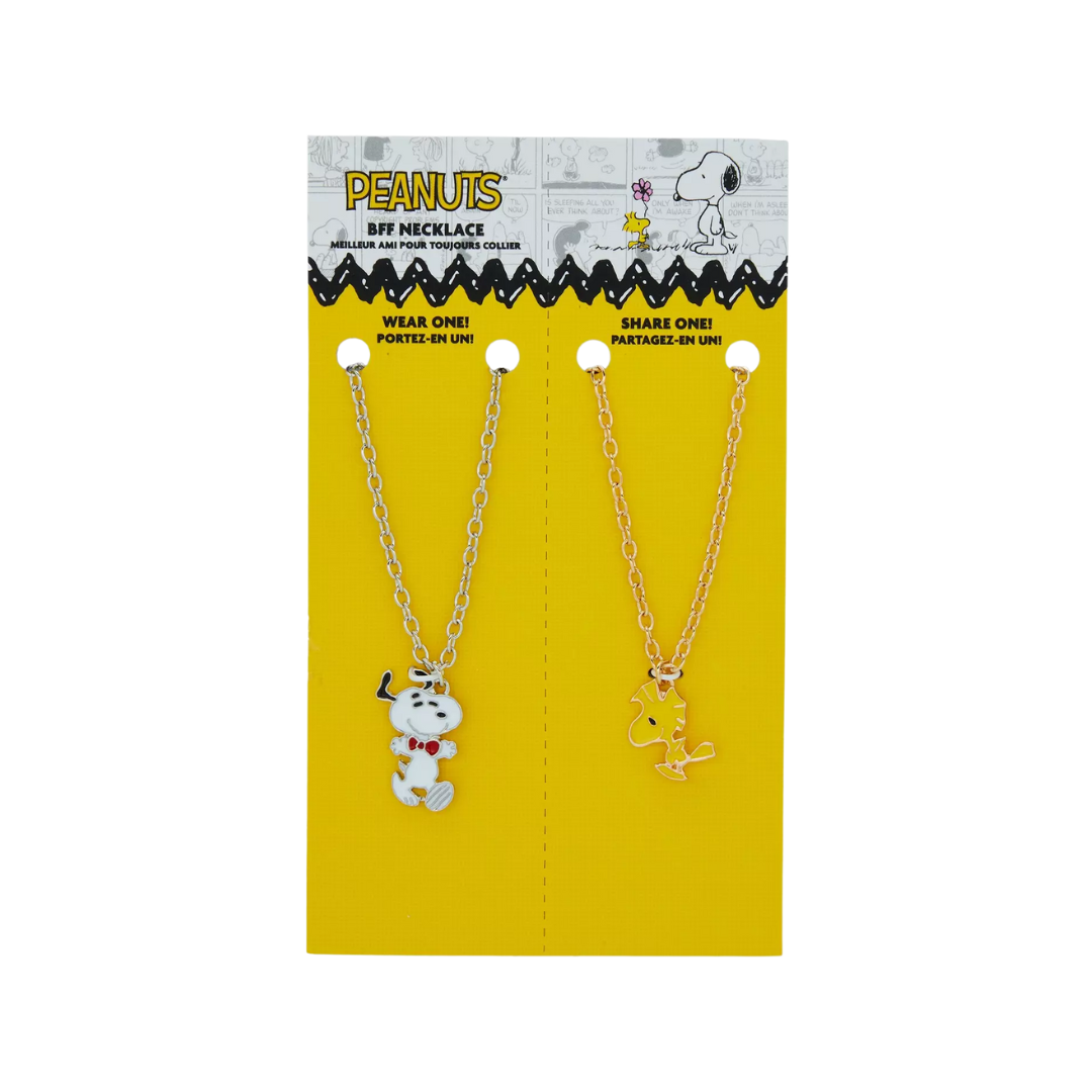 Peanuts Snoopy & Woodstock Best Friend Necklace Set