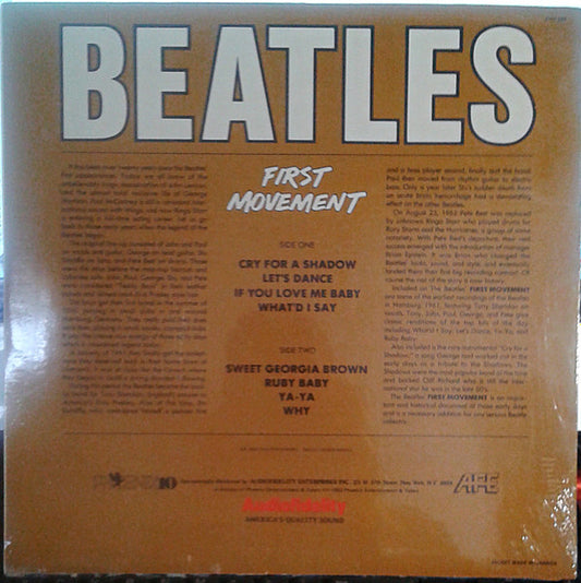 The Beatles - First Movement (LP, Comp, Unofficial, Very Good Plus (VG+))
