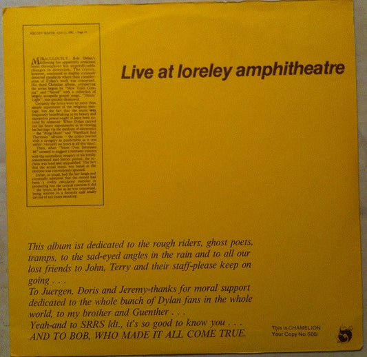 Bob Dylan - Snow Over Interstate (LP, Unofficial, Ltd, Very Good +)