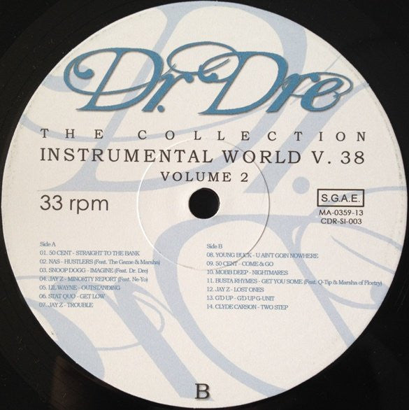 Dr. Dre - Instrumental World V.38 Volume 2 (LP, Unofficial, Very Good Plus (VG+))