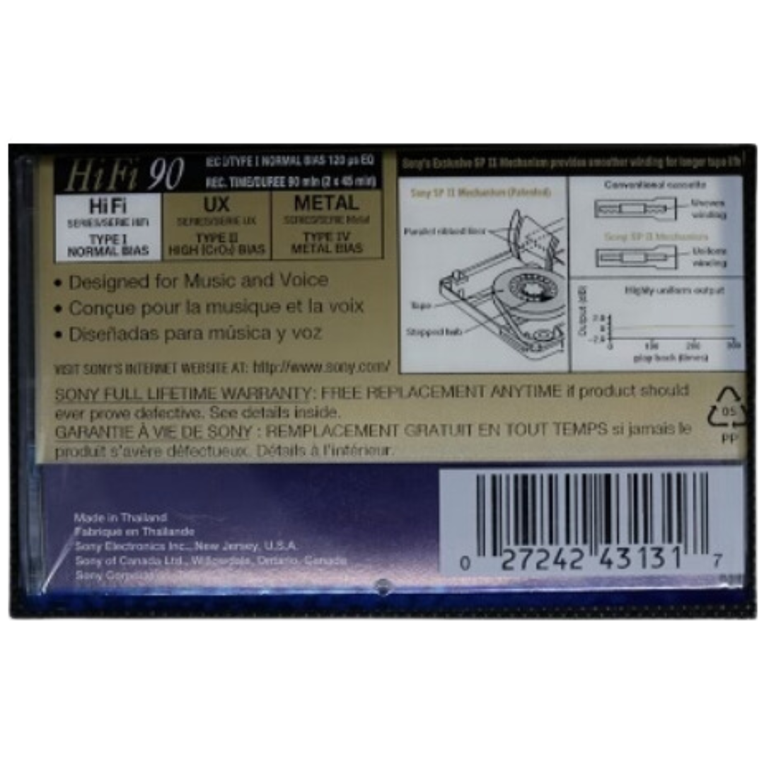 Sony Hi Fi 90 Cassette Tape
