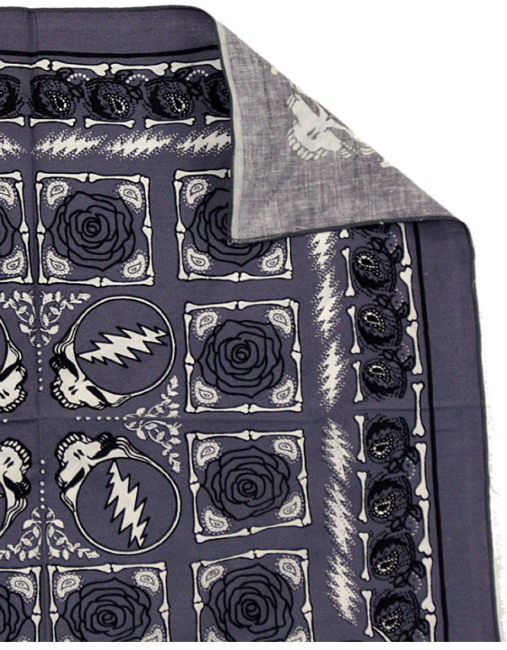 Grateful Dead Bandana - Gray