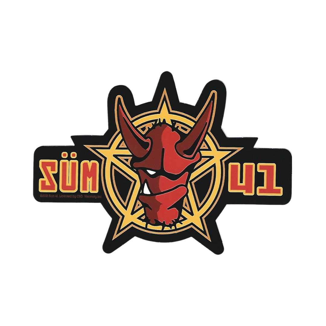 Sum 41 Pentagram Sticker