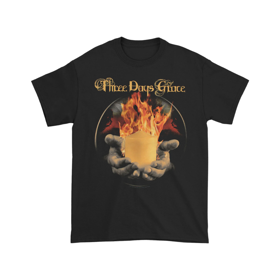 Three Days Grace Fire Hands T-Shirt