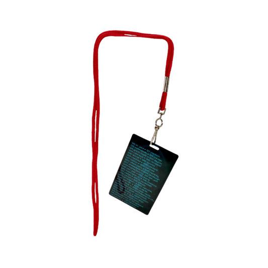 Tool - Lateralus Tour Lanyard Back with tour dates