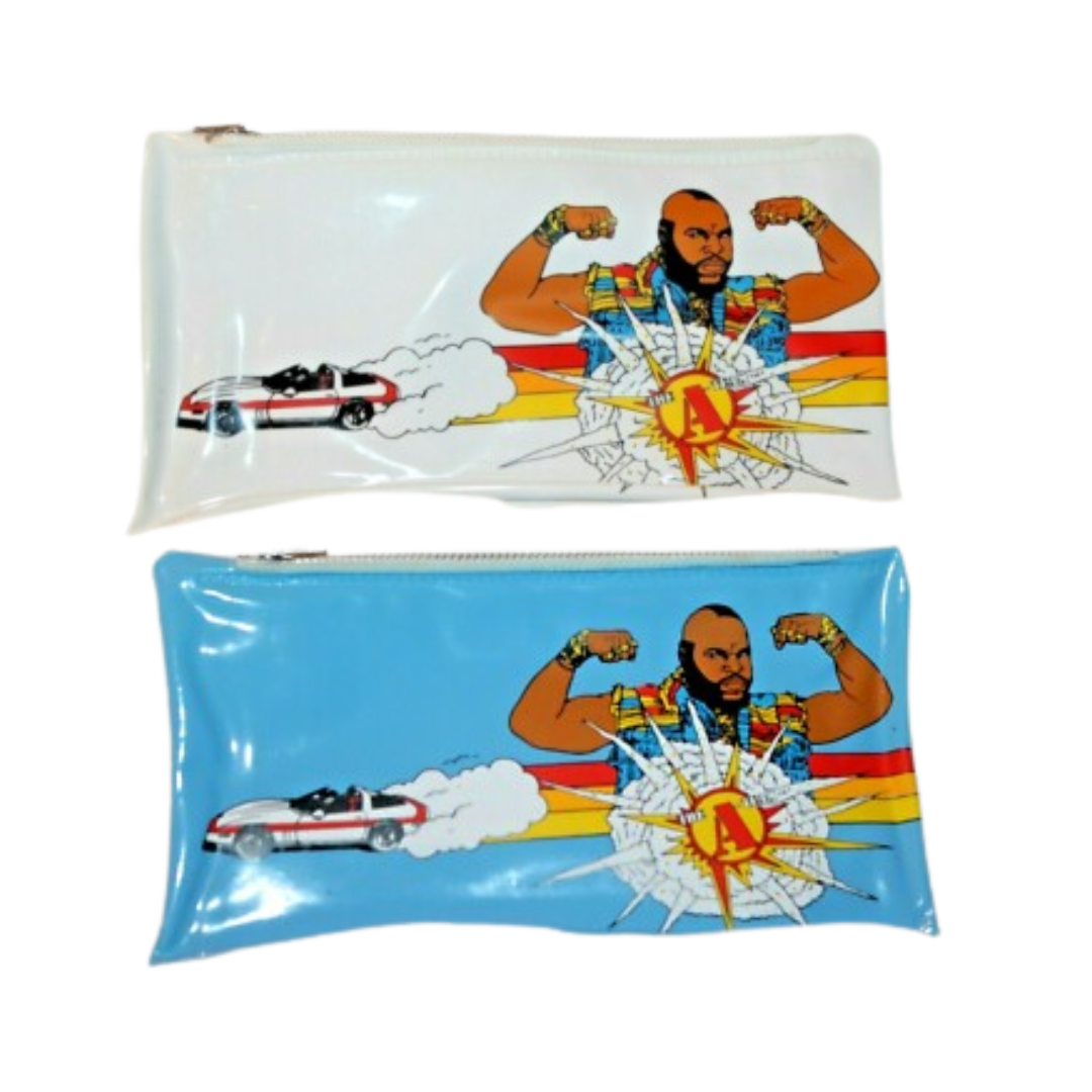 Vintage '83 Mr. T Pencil Pouch (blue or white)