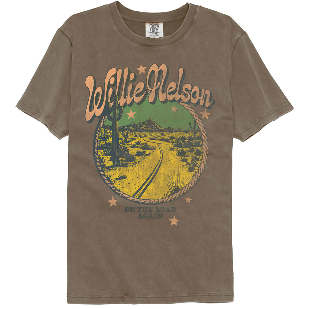 Willie Nelson On The Road Again T-Shirt t-shirt