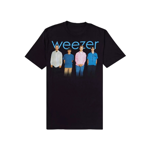 Weezer Blue Album Band Photo T-Shirt