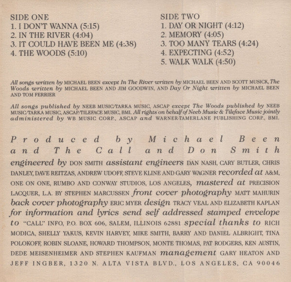 The Call : Into The Woods (Cass, Album, Dol)