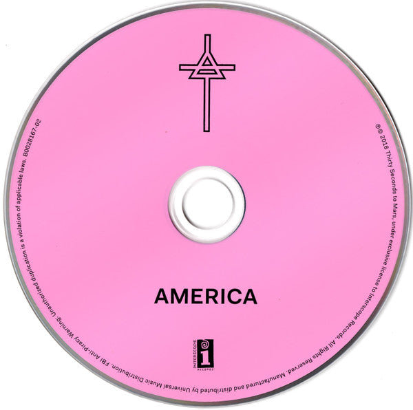 30 Seconds To Mars : America (CD, Album)
