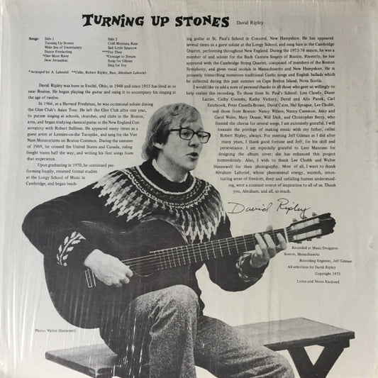 David Ripley (2) : Turning Up Stones (LP, Album)