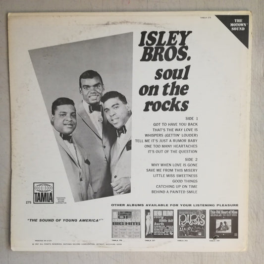 The Isley Brothers : Soul On The Rocks (LP, Album, Roc)