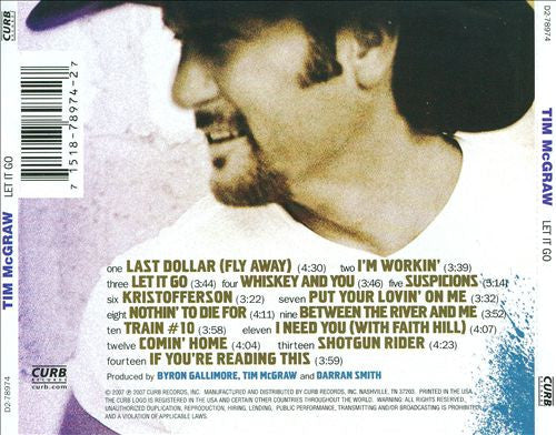 Tim McGraw : Let It Go (CD, Album)