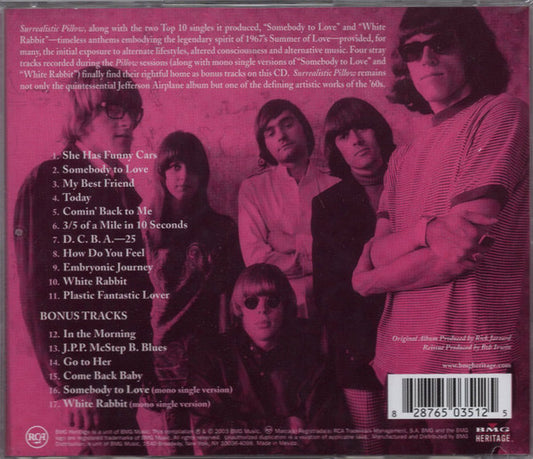 Jefferson Airplane : Surrealistic Pillow (CD, Album, RE, RM)