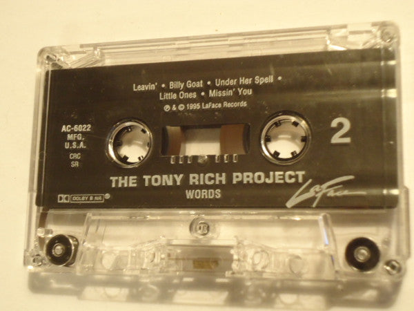The Tony Rich Project : 'Words' (Cass, Album, Club, CRC)