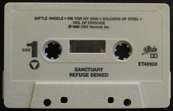 Sanctuary (4) : Refuge Denied (Cass, Album)