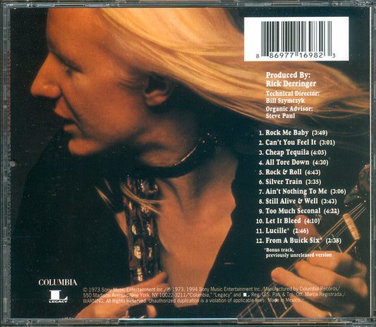 Johnny Winter : Still Alive And Well (CD, Album, RE)