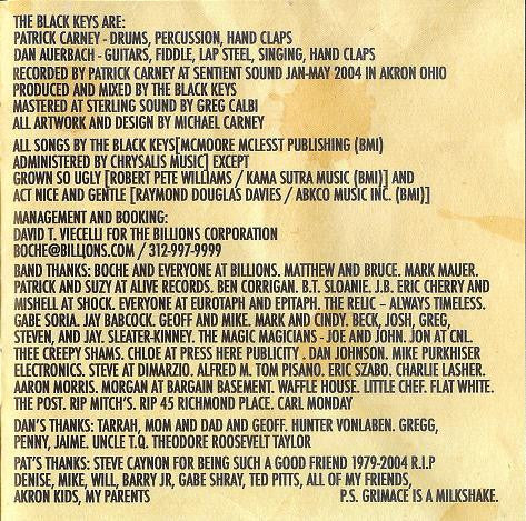 The Black Keys : Rubber Factory (CD, Album, Dig)