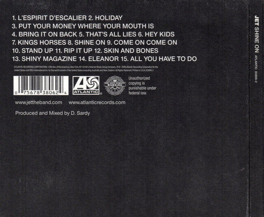Jet (2) : Shine On (CD, Album, Dig)