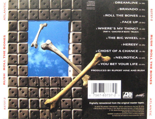 Rush : Roll The Bones (CD, Album, RE, RM)