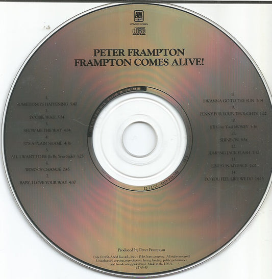 Peter Frampton : Frampton Comes Alive! (CD, Album, Club, RE, RM)