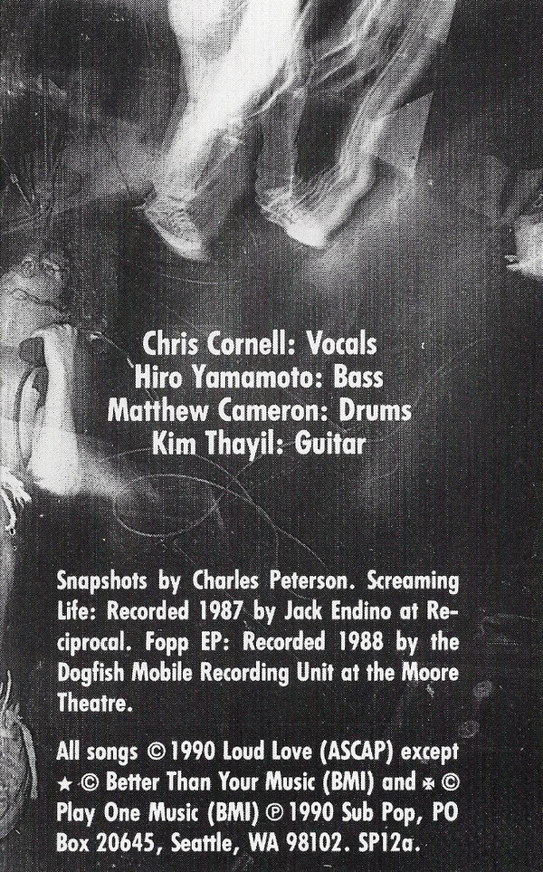 Soundgarden : Screaming Life / Fopp (Cass, Comp, Cle)