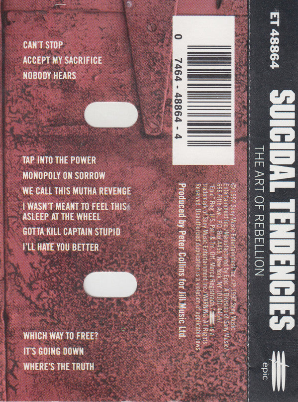 Suicidal Tendencies : The Art Of Rebellion (Cass, Album)