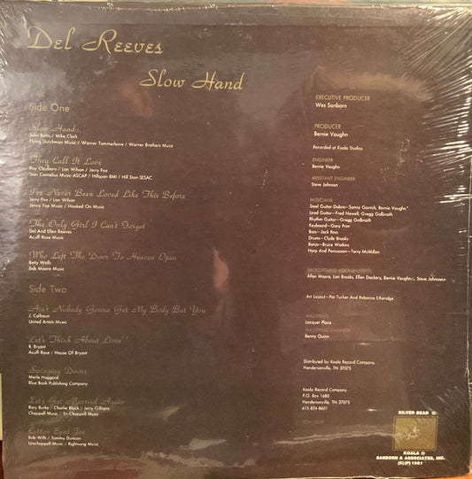 Del Reeves : Slow Hand (LP, Album)