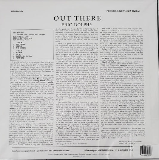 Eric Dolphy : Out There (LP, Album, RE, RM, RP, 180)