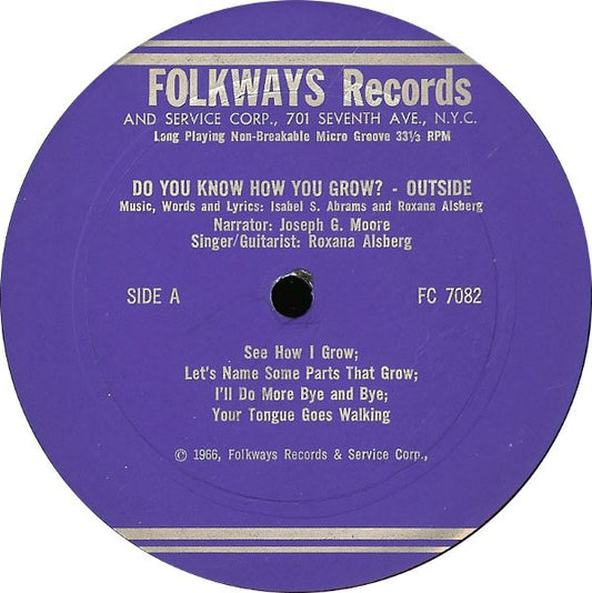 Isabel Abrams And Roxana Alsberg : Do You Know How You Grow? - Outside (10", Album)