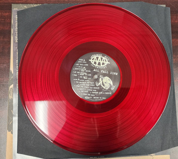 Against All Authority : All Fall Down (LP, Album, RP, Red)