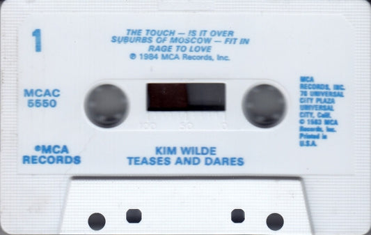 Kim Wilde : Teases & Dares (Cass, Album)