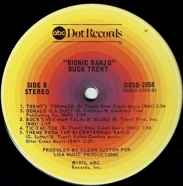 Buck Trent : Bionic Banjo (LP, Album)