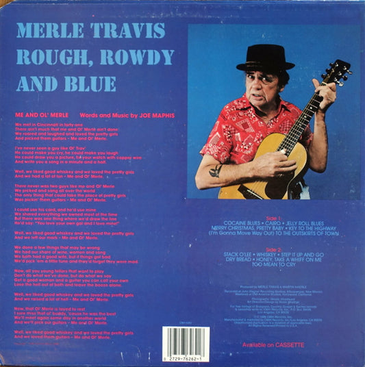 Merle Travis : Rough, Rowdy And Blue (LP, Album)