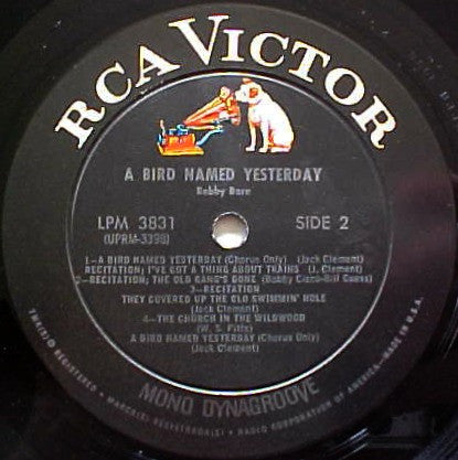 Bobby Bare : A Bird Named Yesterday (LP)