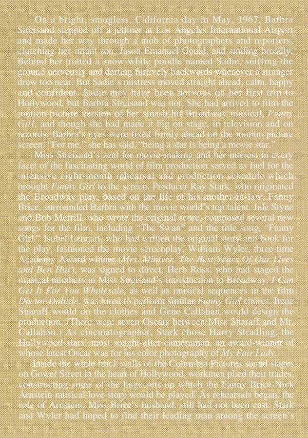 Barbra Streisand & Omar Sharif : Funny Girl (The Original Sound Track Recording) (CD, Album, RE, RM, RP)