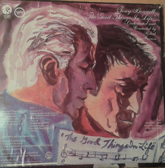 Tony Bennett : The Good Things In Life (LP, Album, Club, Cap)