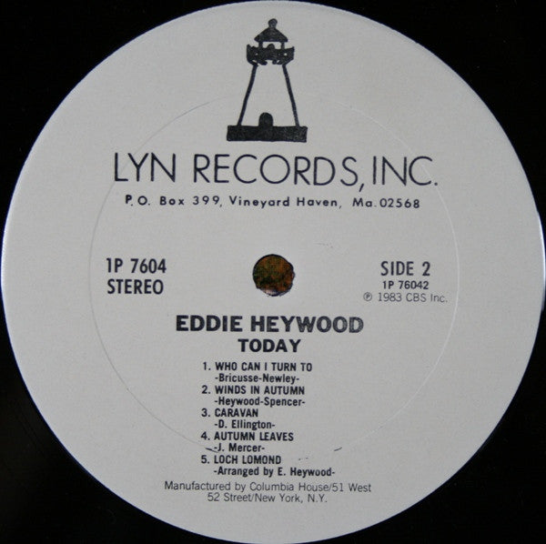 Eddie Heywood : Today (LP, Album, Club)