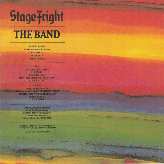 The Band : Stage Fright (CD, Album, RE, RM)