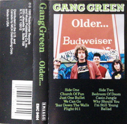 Gang Green : Older... Budweiser (Cass, Album)