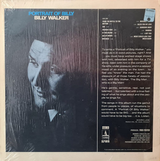 Billy Walker : Portrait Of Billy (LP)