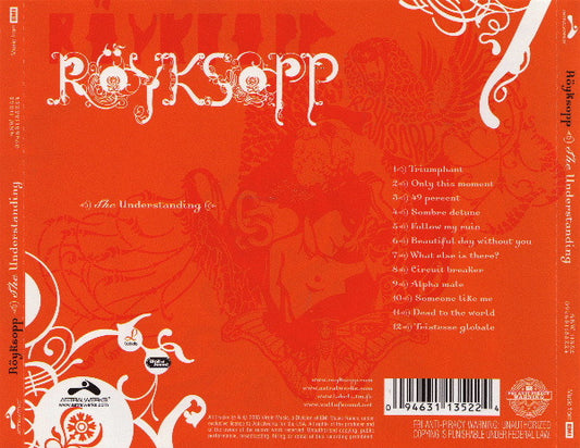 Röyksopp : The Understanding (CD, Album)
