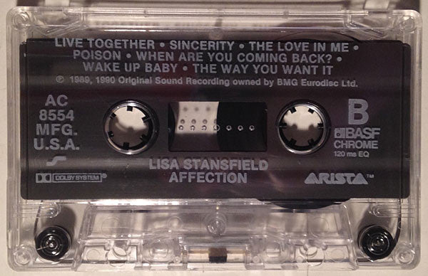 Lisa Stansfield : Affection (Cass, Album, BAS)