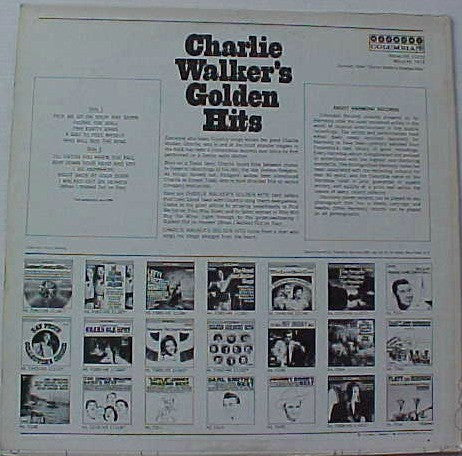 Charlie Walker (2) : Charlie Walker's Golden Hits (LP, Comp, RE)