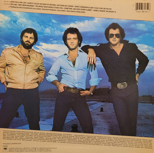 Larry Gatlin & The Gatlin Brothers : Sure Feels Like Love (LP, Album, Car)