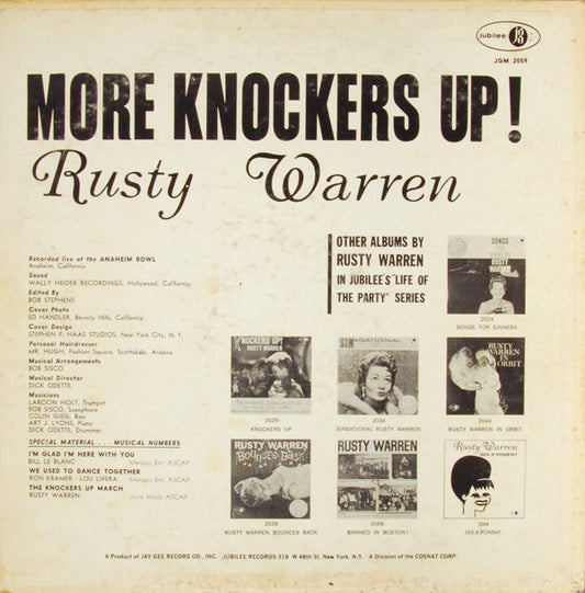 Rusty Warren : More Knockers Up! (LP)