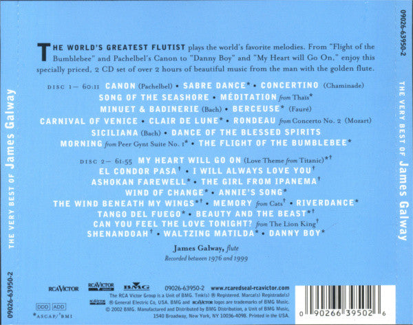 James Galway : The Very Best Of James Galway (2xCD, Comp)