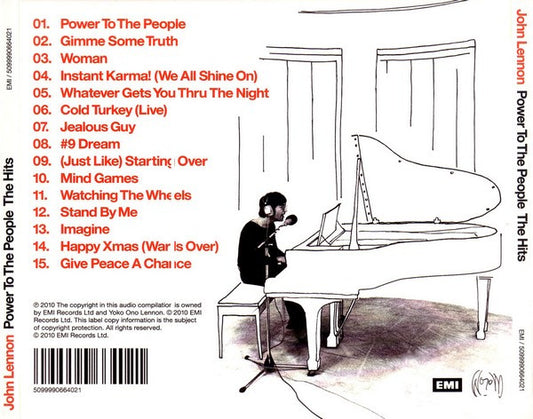 John Lennon : Power To The People: The Hits (CD, Comp, RM)